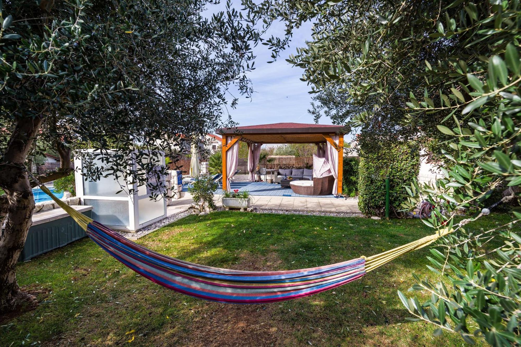Villa Dalmatina Zadar Mit Pool エクステリア 写真