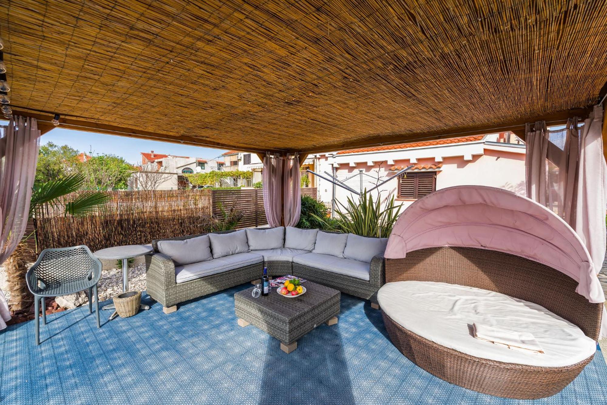 Villa Dalmatina Zadar Mit Pool エクステリア 写真